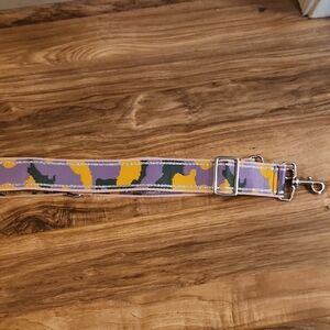 Lilac CAMO BAG STRAP
